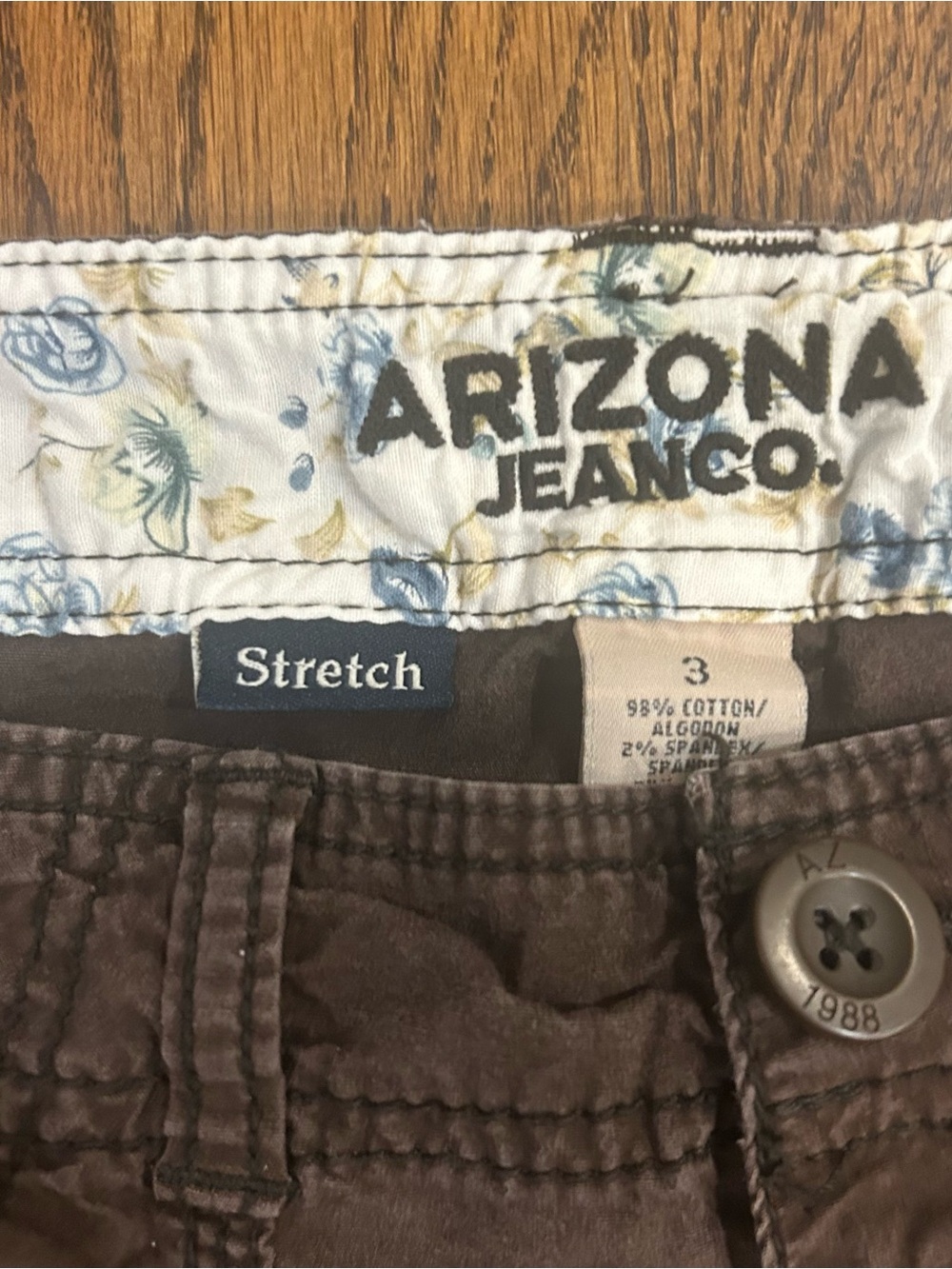 Y2K Earthy Brown Utility Cargo Capris - Picture 2 of 6